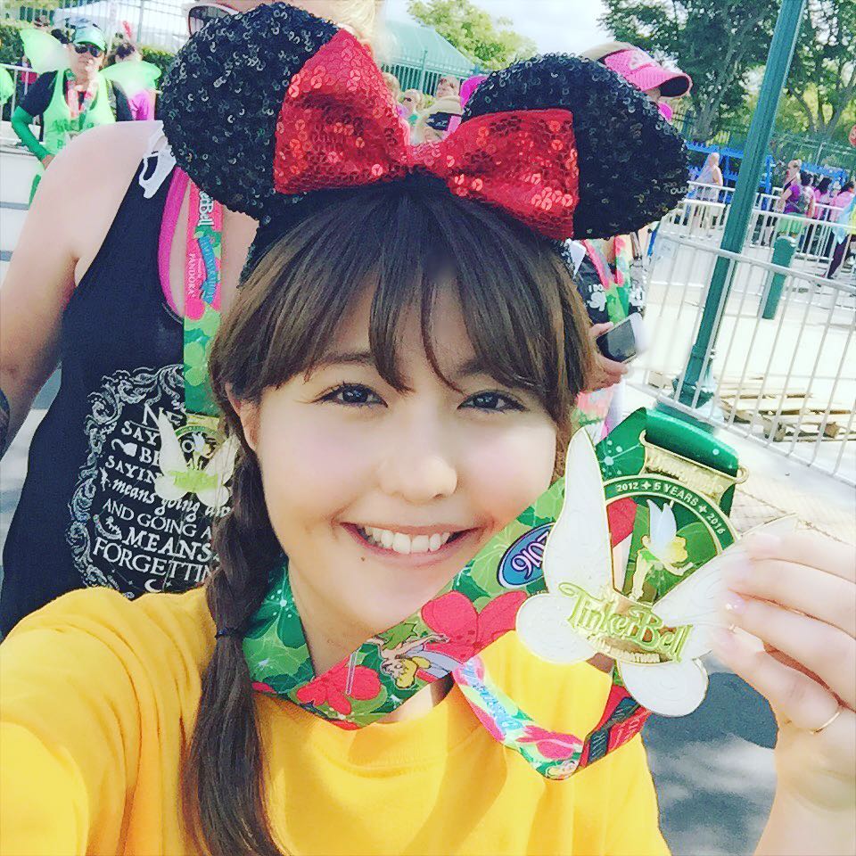 野中藍 ゴーーーーール Carifornia Anahaim Disneyland ディズニーランド ティンカーベルハーフマラソン Tinkerbell T Moe Zine