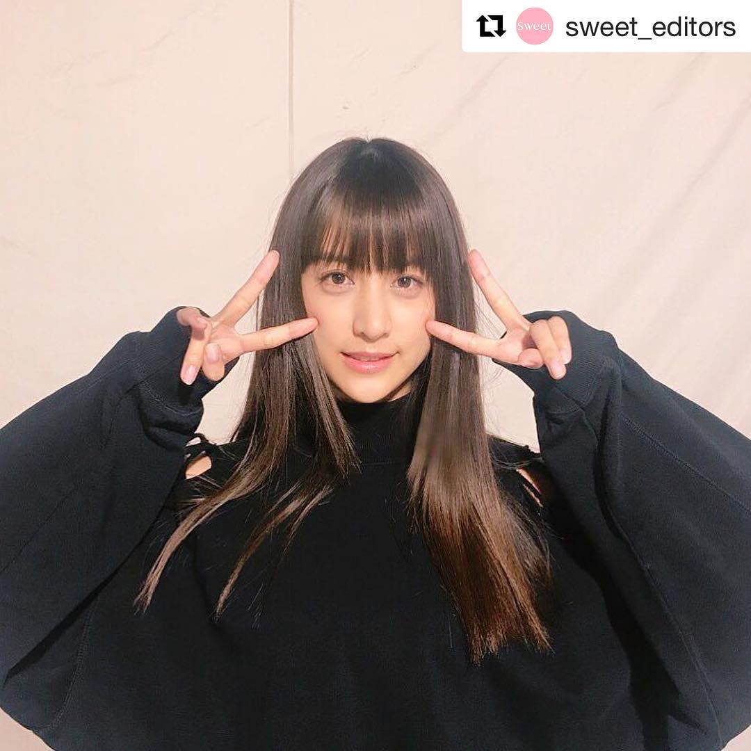 山本美月 今日はsweetの撮影でした♡ たのしかったヾ ´∇` ﾉ Repost Sweet Editors Get