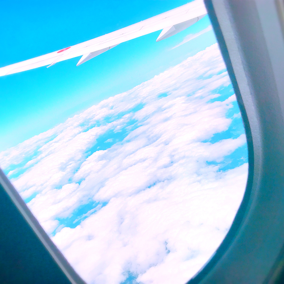 千葉恵里 きれいな空 こういう空見ると High School Daysとか聴きたくなるなぁ Highschooldays 青春 青空 飛行機 Moe Zine