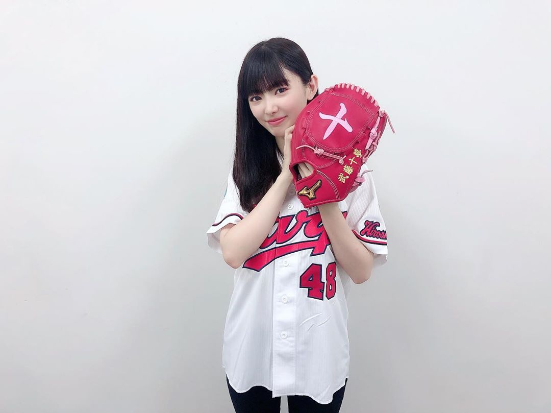 武藤十夢 本日マツダスタジアムで行われたピースナイターの始球式を務めさせて頂きました 始球式 広島 マツダスタジアム ピースナイター 広島カープ Moe Zine