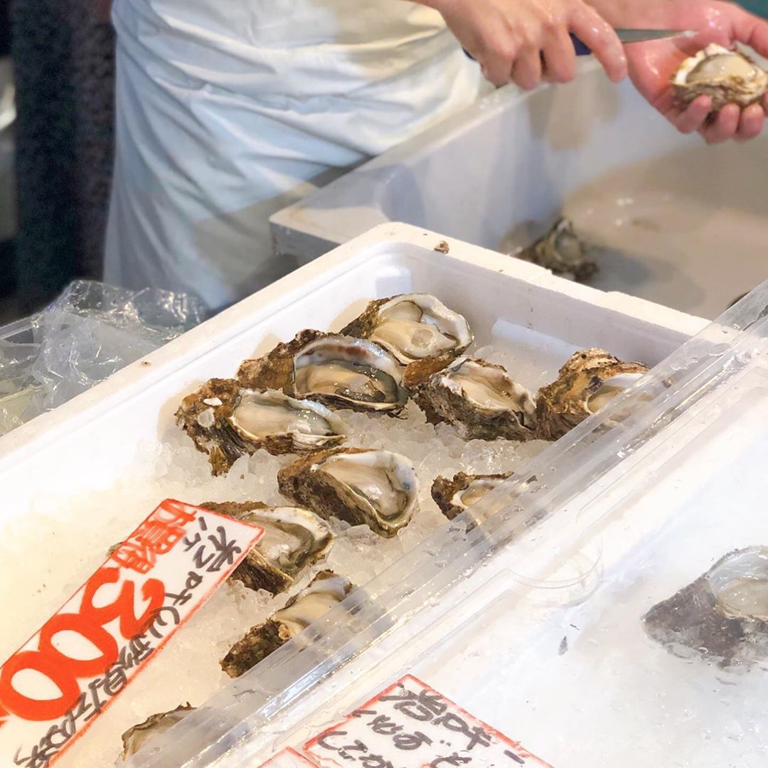 田中萌 鶴岡で地元の岩牡蠣を食べました 牡蠣だいすき クリーミーで最高 あーもっと食べたかった このあたりは美味しいものが多くて好きです 山形 庄内 Moe Zine