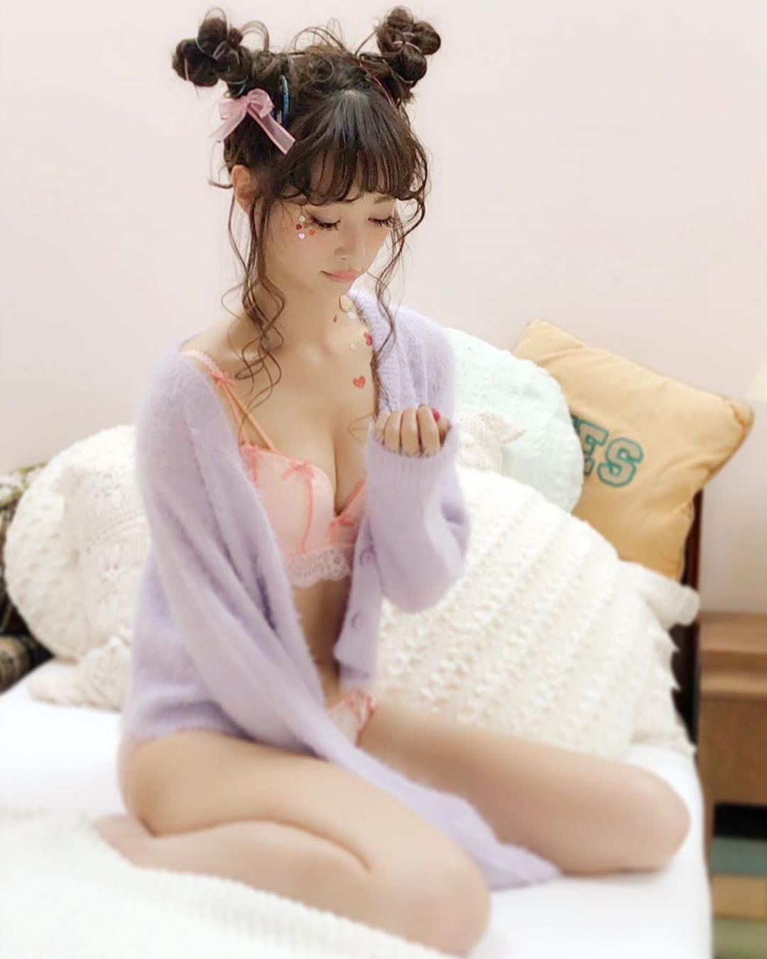 林紗久羅 おそよう オフショット 甘ロリ 甘コーデ Wego ゆめかわいい 夢かわ ゆめかわ 下着 Brassiere Lin Moe Zine