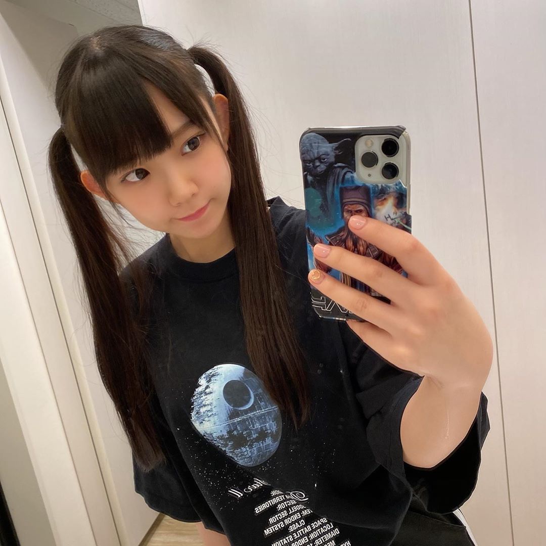 長澤茉里奈 おはよう デススターtシャツ Starwars 今日のまりちゅう Moe Zine