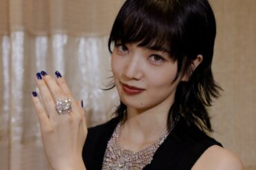 小松菜奈、8億円ジュエリー身につけ艶やかに　今年の一番の思い出は？　『シャネル ファイン ジュエリー 銀座並木』オープニングセレモニー