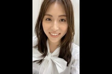 美人すぎるADで有名な笹川友里アナのインスタライブ