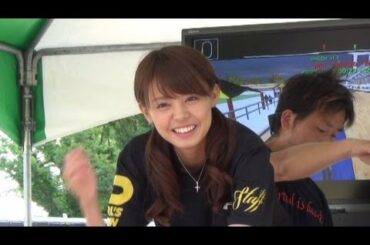 フジテレビ 宮澤智アナ ゴールドスプリントに挑戦 お台場サイクルフェスティバル2013