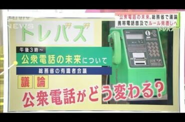 “公衆電話”議論　赤字を私たちが補填？・・・見直しへ(2021年4月5日)