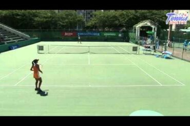 ダンロップ全日本ジュニアテニス選手権'11 U18 澤柳璃子 VS 尾崎里紗