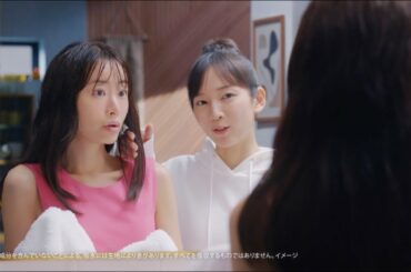 【レノアアロマジュエル】バスタオル＆ハンドタオルの吸水力篇　３０秒　吉岡里帆　松本まりか