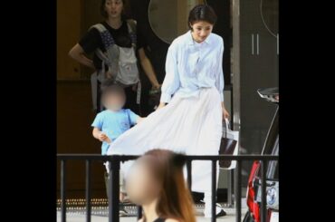 満島ひかり、男の子の手を引いて歩くオドロキ写真