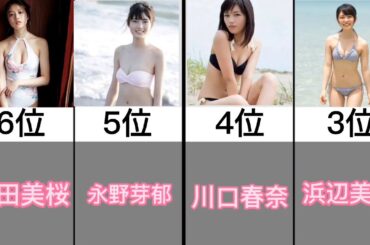 女優のセクシーでえっちな水着姿ランキング！！！！！