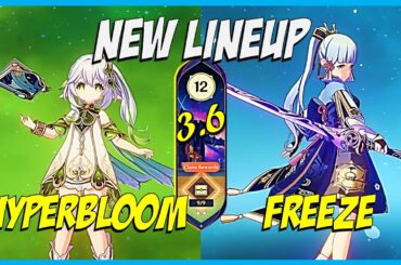 NEW ABYSS Floor 12 - C0 Nahida HyperBloom & C0 Ayaka Freeze | Genshin Impact 3.6