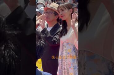 ガッキー、後ろ姿まで美しい！沖縄レッドカーペット　島ぜんぶでおーきなわ祭の新垣結衣