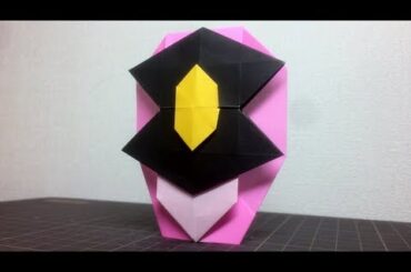 【パトレンジャーおりがみ】パトレン３号のおりかた 折り紙 明神つかさ 奥山かずさ Origami Mask