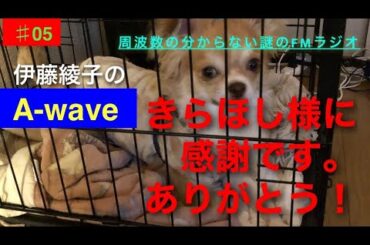 伊藤綾子の「A-wave」05 きらほし様に感謝です、ありがとう！