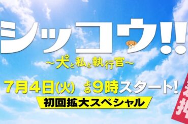 『シッコウ!!～犬と私と執行官～』2023年7月4日スタート！【毎週火曜】よる9：00～／ティザー30秒PR