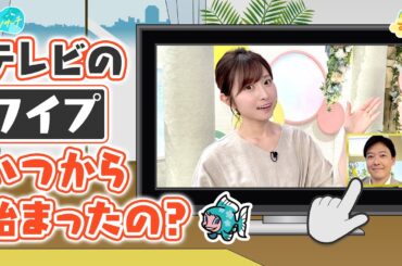 テレビの【ワイプ】はいつからあるの？／とれたてリサーチ