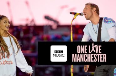 Chris Martin and Ariana Grande - Don't Look Back In Anger (One Love Manchester)