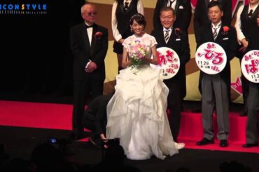 桐谷美玲が花嫁姿披露「結婚会見みたい」