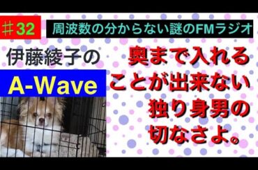 伊藤綾子の「A-wave」32 奥まで入れることが出来ない独り身男の切なさよ