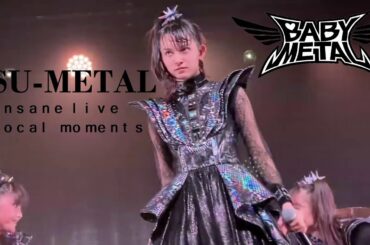 Su-metal destroying fancams. Insane live vocal moments // BABYMETAL ベビーメタル