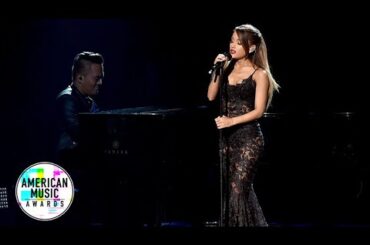 Ariana Grande & The Weeknd - Problem/Break Free/Love Me Harder (Live on American Music Awards) 4K