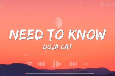 Need To Know - Doja Cat (Lyrics) | Ariana Grande, Shawn Mendes, Selena Gomez,...