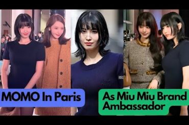 TWICE's Momo Stuns in Body-Hugging Dress at MiuMiu Paris Fashion Show! Ft. Yoona & Wonyoung .