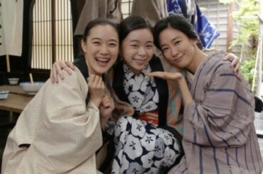 「ブギウギ」趣里＆水川あさみ＆蒼井優、”激レア”３ショット披露！「裏側を見られて嬉しい」「最高」の声