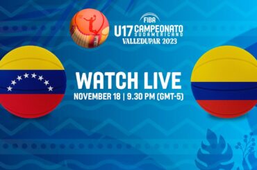 Venezuela v Colombia | Full Basketball Game | FIBA South American U17 Championship 2023