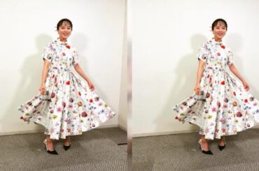 新着- 比嘉愛未、スカートふわりで天使の笑顔！花柄ワンピの可憐な美女に釘付け