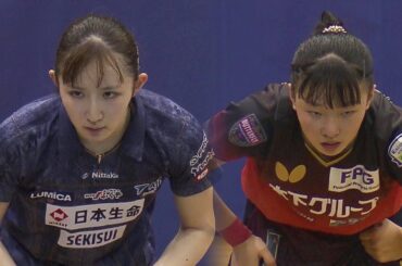 【プレイバック】女子準々決勝 張本美和 vs 早田ひな｜第3回 パリ五輪日本代表選考会 TOP32 女子シングルス