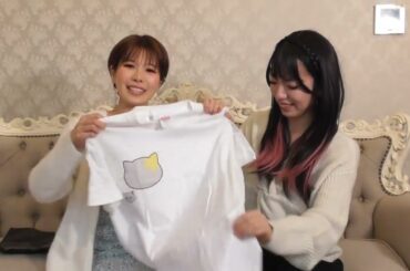【CM】スタラビにゃんTシャツを紹介する「ヨミガエリ」のもも＆さき【SUZURI】