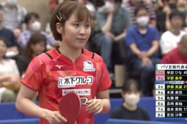 【プレイバック】女子準決勝 伊藤美誠 vs 平野美宇｜2023年 第5回パリ五輪日本代表選考会｜Ito Mima vs Hirano Miu【日本語実況解説】