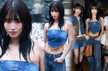 TWICE's Momo causes a Frenzy at the Paris Fashion Week for Miu Miu