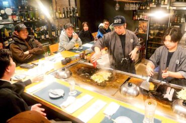 お好み焼き！焼きそば！北陸新幹線で行きたい石川の鉄板焼き屋に密着丨Japanese Street Food