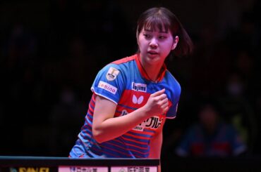 長﨑美柚 vs 田村美佳 T10-10 木下アビエル神奈川vs 京都カグヤライズ ノジマTリーグ2023-2024 2023年10月29日 カルッツかわさき【卓球Tリーグ公式】