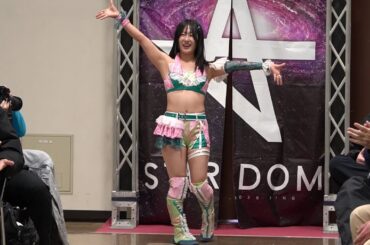 【スターダム】玖麗さやかのコズエンダンスを水森由菜がトロピカル審査！上谷沙弥＆天咲光由 vs 水森由菜＆玖麗さやか！-3.2石川・金沢大会-【STARDOM】