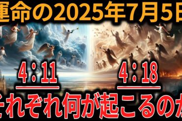 【ゆっくり解説】世界が震撼する2025年7月5日、2つの出来事4:11と4:18に訪れる運命の選択【オカルト ミステリー 都市伝説】