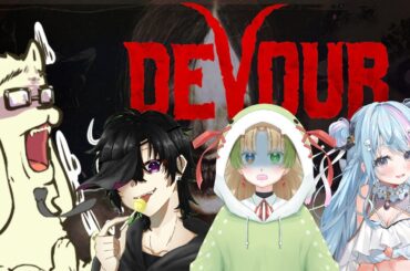 【#devour 】犬といかとサメと黒子は誰が生贄になるかでもめているようです