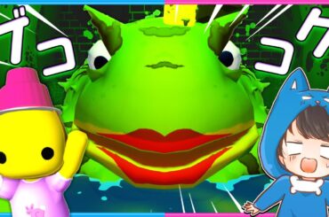 #7 超巨大カエル！？ 危険な下水道に行く😮🐸【 Wobbly Life/ウォブリーライフ 】