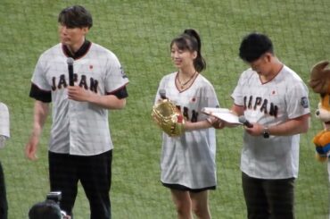 モー娘。牧野真莉愛と超人糸井嘉男の一球勝負！！【エスコンフィールドHOKKAIDO】