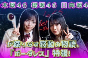 乃木坂46、櫻坂46、日向坂46が織りなす感動の物語、「ボーダレス」特報！#今日の速報,#乃木坂46, #櫻坂46, #日向坂46, #ボーダレス, #遠藤さくら, #早川聖来, #小林由依,