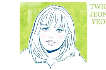 【TWICE】JEONGYEON 顔の描き方 研究07 似顔絵 人物画 簡単かわいい シンプルイラスト 絵 トゥワイス ファンアート ジョンヨン How to draw a face. 정연