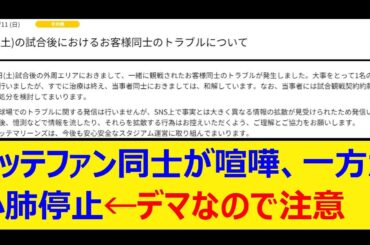 ロッテファン同士が喧嘩、一方が心肺停止←デマなので注意【プロ野球、なんj、なんg反応】【野球、2ch、5chまとめ】【千葉ロッテマリーンズ、ロッテ、マリーンズ】