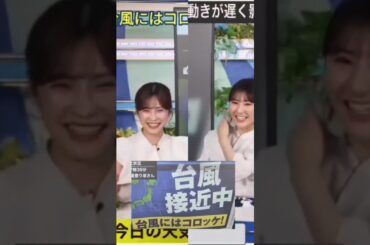 wikiにも載ってる「台風にはコロッケ」とは!?【白井ゆかり&松雪彩花】 #shorts #wnl #切り抜き