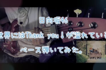 日向坂46『世界にはThank you！が溢れている』ベース弾いてみた。