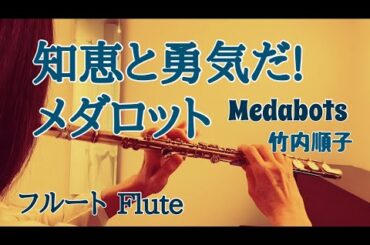 知恵と勇気だ!メダロット/竹内順子『メダロット』主題歌【フルートで演奏してみた】Medabots "Chie to Yuuki da! Medabots" 1999年